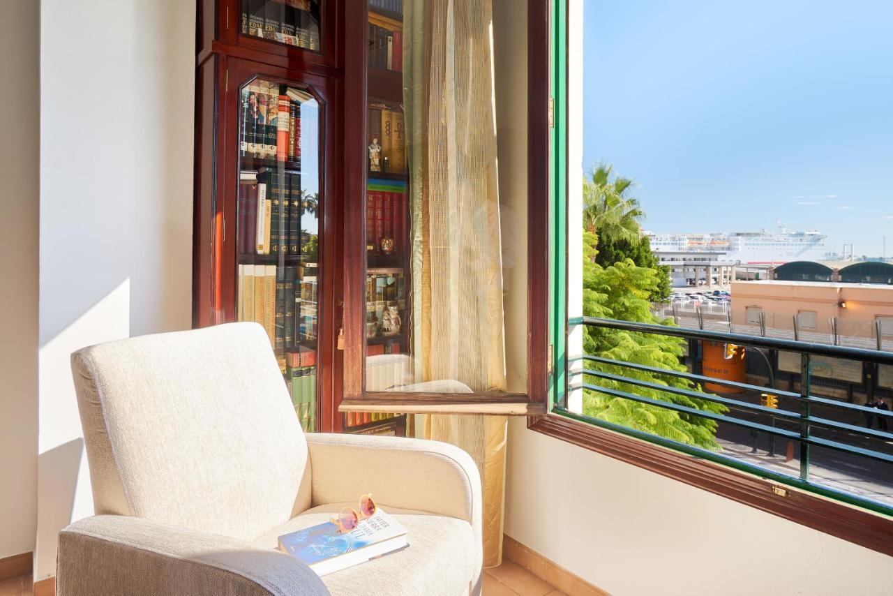 Apartamento En Centro Ciudad Con Vistas Al Mar Málaga Exteriör bild