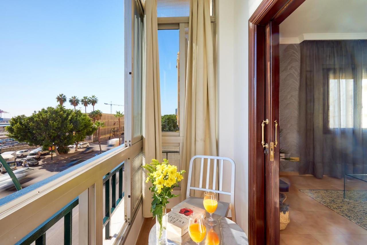 Apartamento En Centro Ciudad Con Vistas Al Mar Málaga Exteriör bild